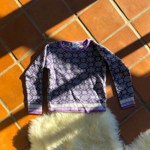 Purple kids sweater